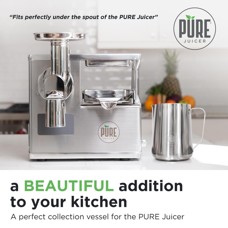 PURE Stainless Steel Pitcher - 2L Water Pitcher - Durable