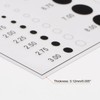 QUARKZMAN High Precision SEC Size Estimation Chart Clear Error Detection