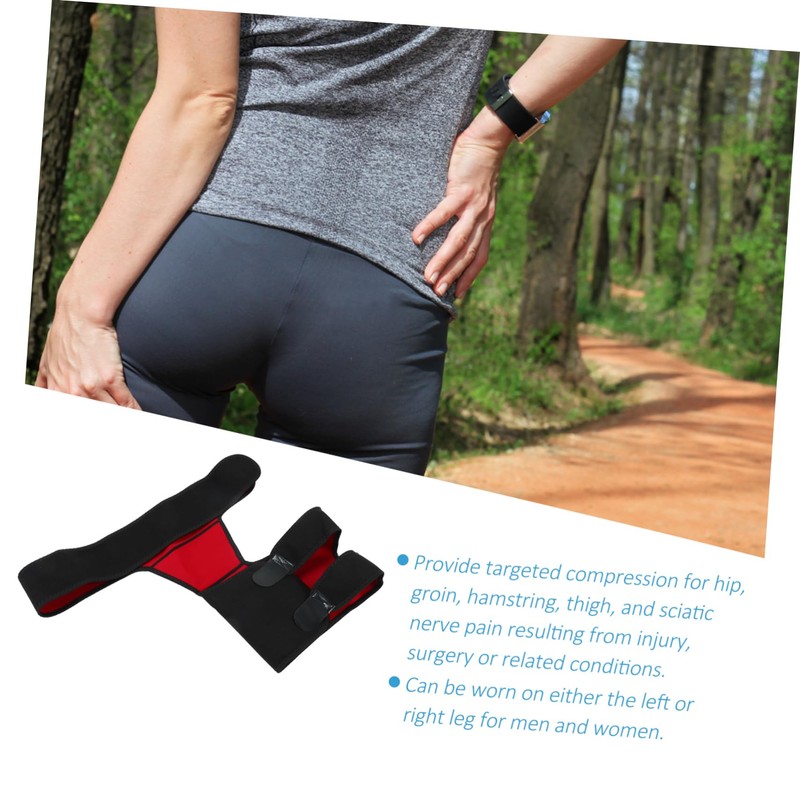 COLLBATH Groin Strain High Elastic Hamstring Support Wrap Thigh Compression