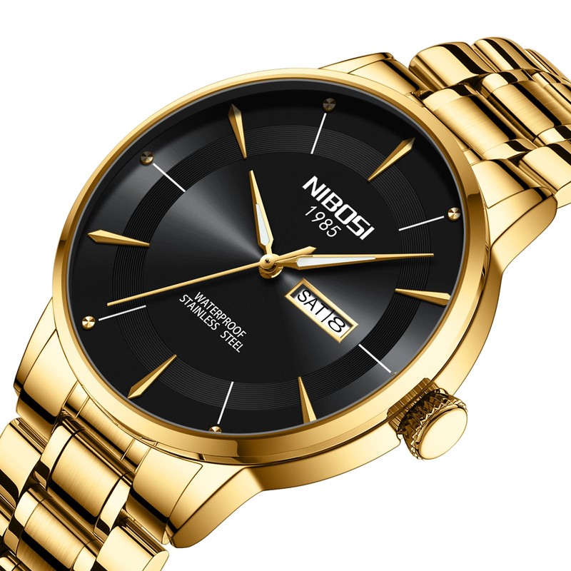 NIBOSI Watches for Men Quartz Analog Watch for Business, Sports