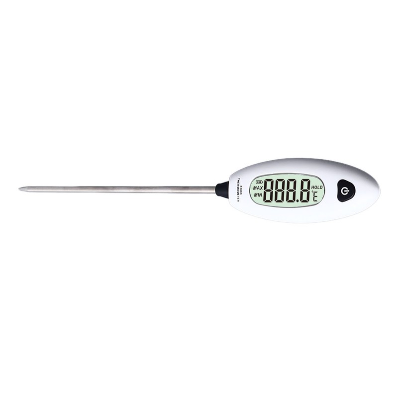 Food Thermometer Digital LCD Display Stainless Steel Probe for Home