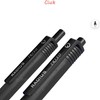 TriadRT Retractable Ballpoint Pens, BLACK, Fine Point (0.7mm), Pack of