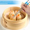 AccEncyc Reusable Chopstick Helpers 8 Pairs - Training Hinges Connector
