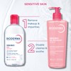 Bioderma Sensibio H2O Micellar Water, Makeup Remover Cleanser, Gentle for