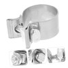 ULTECHNOVO Stainless Steel Exhaust Clamp Universal 2-Piece Set for Automotive