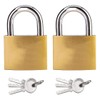 2 Pack Padlock（3.2cm）, Small Padlock with Keys, Mini Padlock, Key