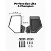 KEMIMOTO Side Mirrors A-Pillar-Mounted Compatible with Polaris Ranger XD 1500/Crew,