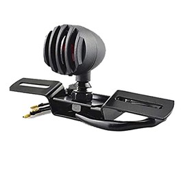 ONGMEIL Motorcycle Tail Lamp Round with Number Stays Bird Gauge Universal (Black)