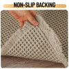 LINGKY Waffle Bath Mat, Non-Slip Bathroom Rug with Non-Slip Backing,