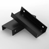Peaha 10Pack Finger Edge Pulls 3inch Hole Centers Matte Black