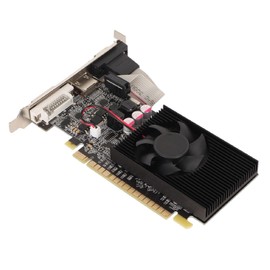 Garsent GT730 2GB Graphics Card GDDR3 Gaming Graphics Card with Single Fan PCI Express 2.0 16X Slot 810MHz Core Frequency 1300MHz Memory Frequency 64Bit (GT730 2GB GDDR3)