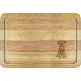 'Mini Schnauzer Sitting ' Wooden Chopping/Cutting Board (WB00085048)