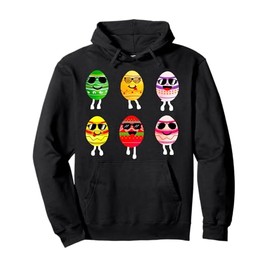 Dancing Eggs Easter Day Dance Challenge Boys Girls Kids Gift Pullover Hoodie