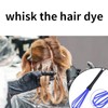 5PCS Plastic Whisk Set, Mini Hair Coloring Cream Hand Whisk,