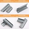 MOROBOR Finger Edge Pull, 8pcs Concealed Handle Modern Style Drawer