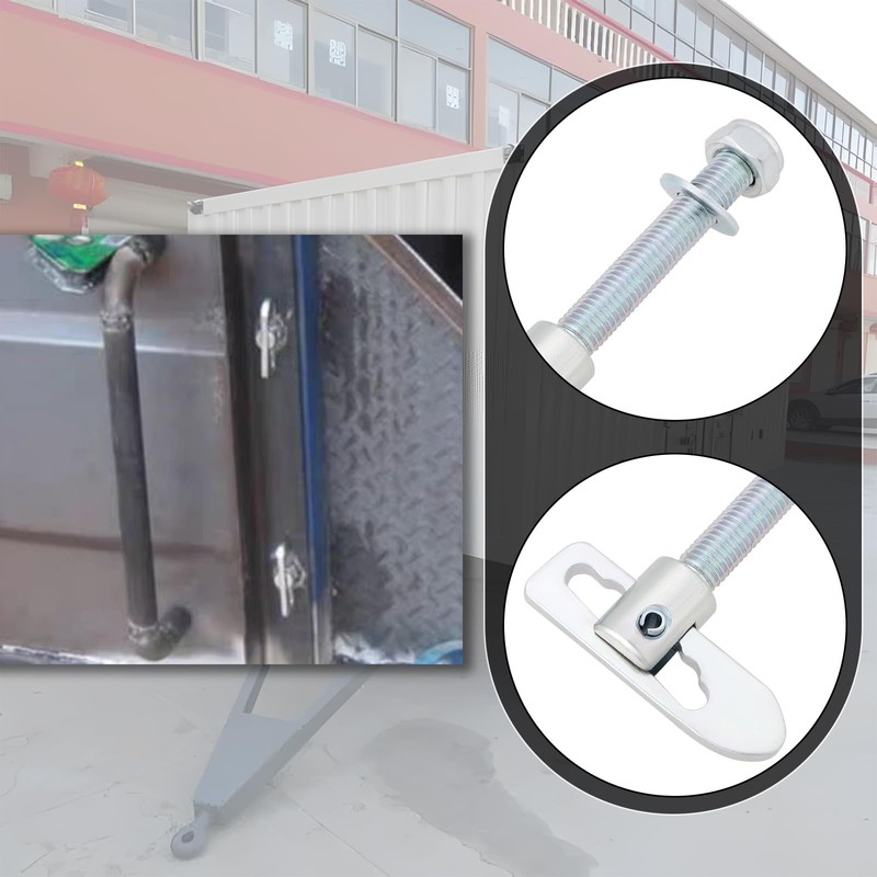 EMSea Pack of 4 AntiLuce Fastener Drop Lock M12x75mm Drop