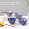 Selamica Ceramic Ramen Bowls Set, 15 OZ Noodle Bowls for
