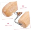 Ipetboom Wooden Rolling Pin Ergonomic Pastry Roller for Baking Smooth