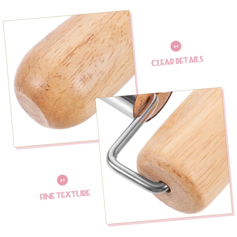 Ipetboom Wooden Rolling Pin Ergonomic Pastry Roller for Baking Smooth