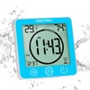 GXSTWU Digital Clock, Waterproof "Splashproof", Timer, Thermometer, Hygrometer, Half Bath