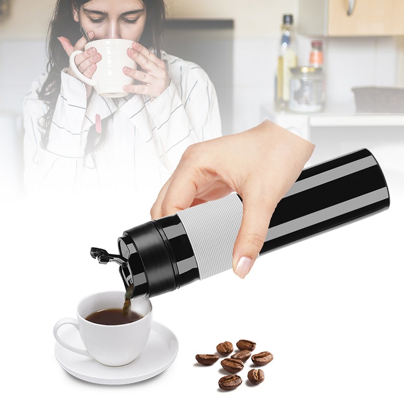 350ml Portable Coffee Press Bottle Tea Coffee Maker Drinking Water