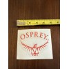 Osprey Backpacks Red/White Sticker/Decal Outdoor Hiking Backpack Approx 4.5” New
