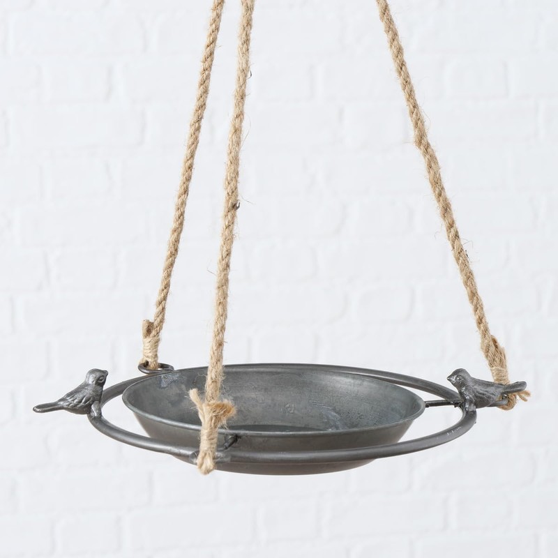 Boltze Jackson 1021540 Metal Bird Bath Hanging Diameter 25 cm