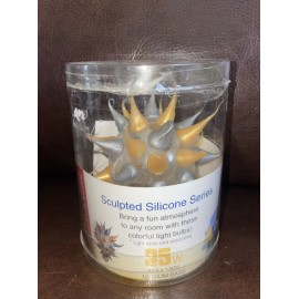 Sunbeam Art Bulbs, Sculpted Silicone Series 25W Decorative Light Bulb New In Box