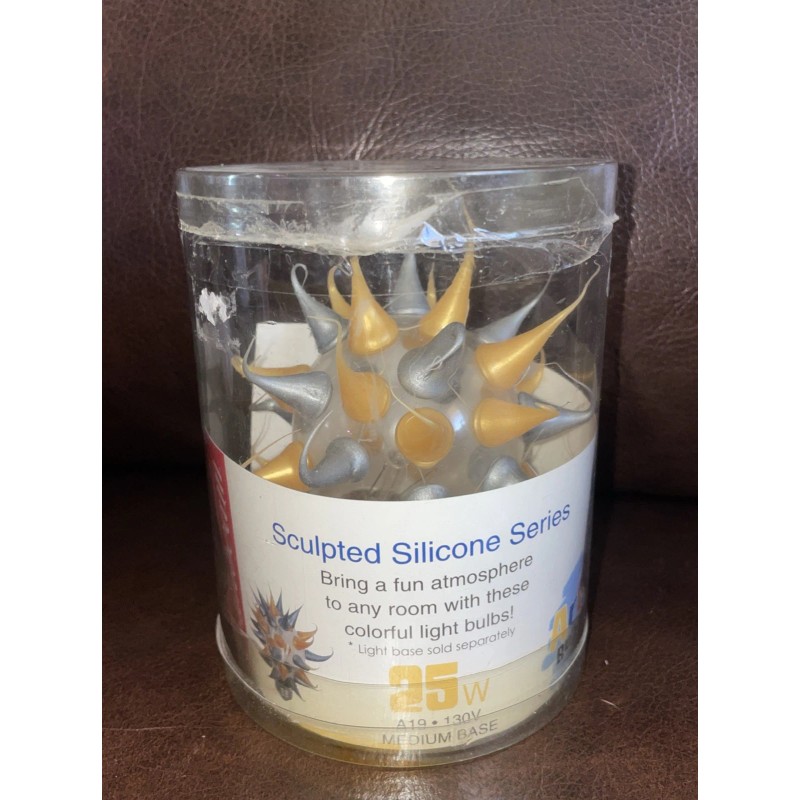 Sunbeam Art Bulbs, Sculpted Silicone Series 25W Decorative Light Bulb