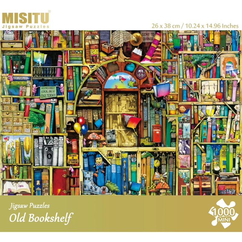MISITU - Rompecabezas de 1000 piezas para adultos, mini rompecabezas