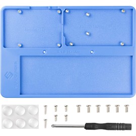 SUNFOUNDER Raspberry Pi 5 4B RAB Holder 5 in 1 Base Plate Compatible with Arduino R3 Mega Pi 4B 3B+ 3B 2 Model B 1 Model B and 400 800 Points Breadboard with Rubber Feet Breadboard Holder
