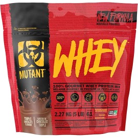 MUTANT WHEY 5LBS 100% Gourmet Whey Protein Mix - TRIPLE CHOCOLATE