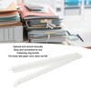 10Pcs Binding Spines Plastic Comb Spiral Coil 26 Holes 100
