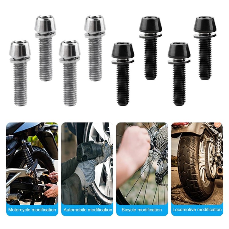 Batum 12 pcs Bike Stem Bolts, M5 x 20 mm