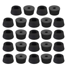 sourcing map Pack of 24 Chair Leg Caps Rubber Feet Bumper Furniture Desk Cabinets Table Cabinet Device Leg Diameter 13 x 11 x H 7 mm