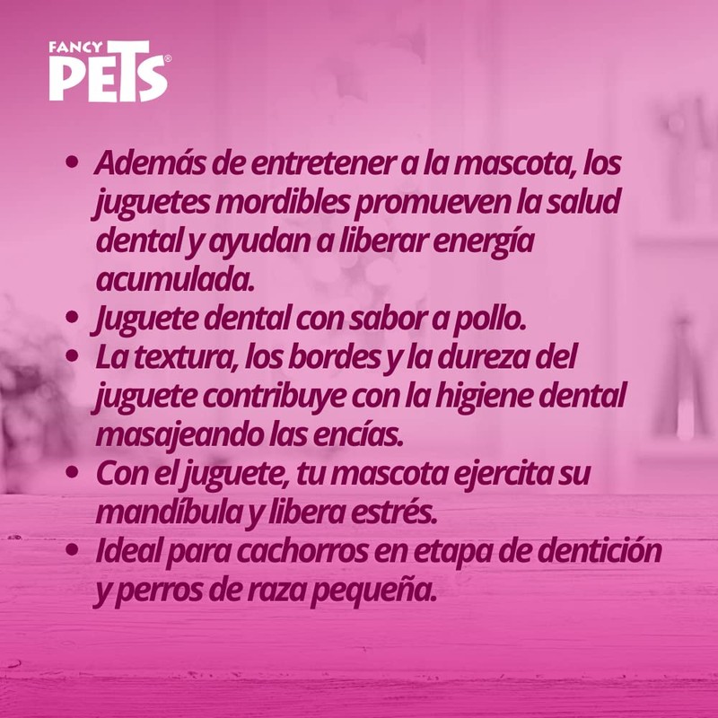 Fancy Pets Juguete Dental en Forma de Pierna de Pollo