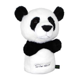 Scott Edward Driver Novelty Golf Head Cover, Cute Animal, Fit Max Driver 460CC and Fairways(Panda-Black Driver)