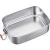 Westmark 23582270 Viva Mini Lunch Box 1100 ml, Stainless Steel,