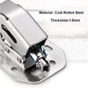 Heavy Duty Soft Close Cabinet Hinges, Stainless Steel Surface Mount,