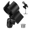 Thinp Large Microphone Clip,Adjustable Microphone Holder with 5/8" Male to