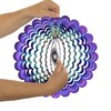 VP Home Floral Burst Mandala Kinetic 3D Metal Outdoor Garden