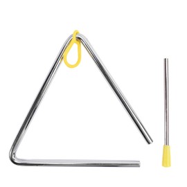 TRIXES Musical Triangle Steel School Children Percussion Instrument with Beater