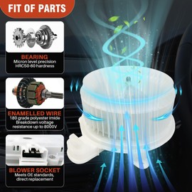 AC Heater Blower Motor with Fan Fit for Lexus IS250/GS300/GS430/LS600h/GS350/GS460/IS F/GS450h/LS460/LX570, Compatible with Land Rover Range Rover/Range Rover Sport/Discovery,Toyota Land Cruiser