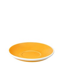 LOVERAMICS Egg 15.50cm Café Latte Saucer Yellow