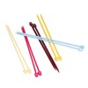 20Pcs Knitting Needles Multicolour Portable 26cm Sweater Needle Plastic Weaving