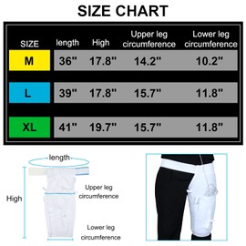 Catheter Leg Bag Holder, Urine Leg Bag Holder Cover with Waist Belt, Foley Leg Bag Sleeve for Incontinence Urine Bag, Washable and Durable.X-Large