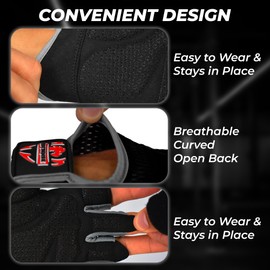 FIGHTSENSE Workout Gloves for Men Women, Weight Lifting Gloves with Non-Slip Silicon Padded Palm, Breathable, Lightweight Exercise Gym Gloves for Weightlifting Powerlifting Cycling Rowing (Gray, M)