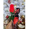 24 Rosas Regalo Novia Amiga Mamá Mayoreo San Valentín +tarje