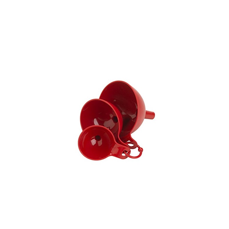 Goodcook Good Cook 3-Piece Plastic Funnel Set Kitchen Tool, Small,
