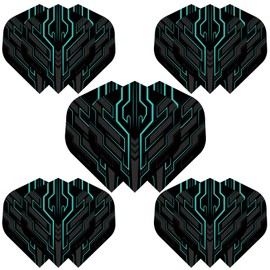 WLHGH Dart Flights, Pack of 15 PET Standard Flights for Darts, Darts Accessory Set for Soft and Steel Tip Darts